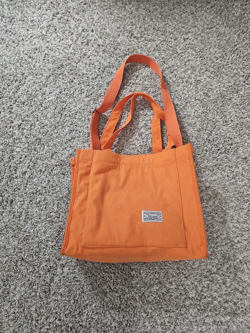 Canvas Tote Bag - Orange